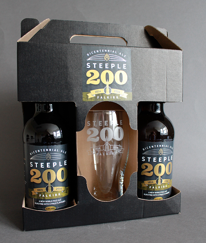 Steeple 200 Craft Ale - Branding and Packaging