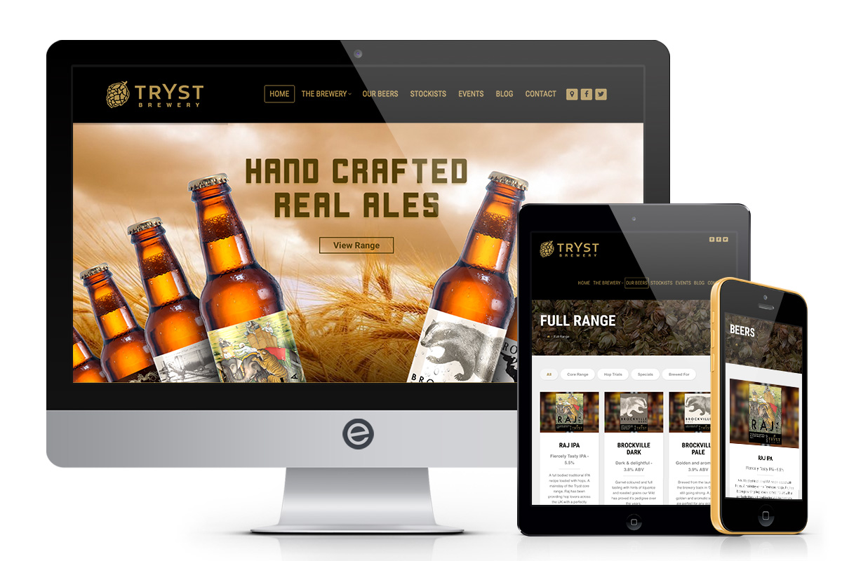Tryst Brewery Website